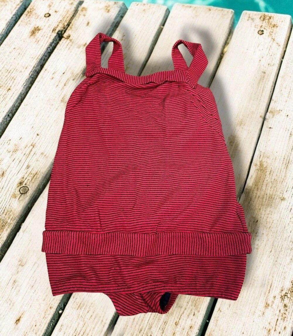 Vintage 50s 1960s Swimsuit Mod Bathing Suit Shift Style Pin Up Rose Marie Reid